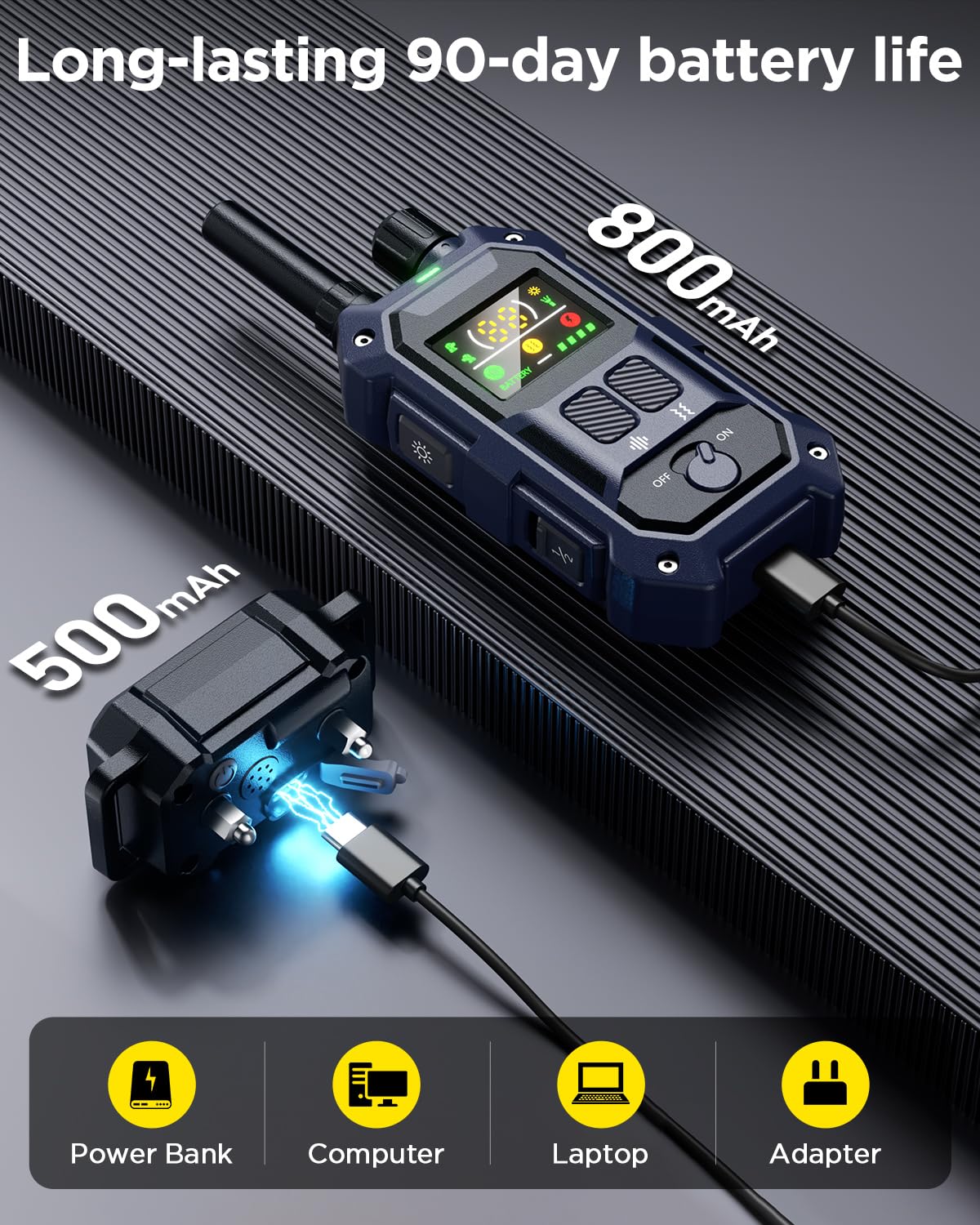 BLACKDOG ip67-waterproof-durability image emphasizes weatherproof design for lakes and rain.