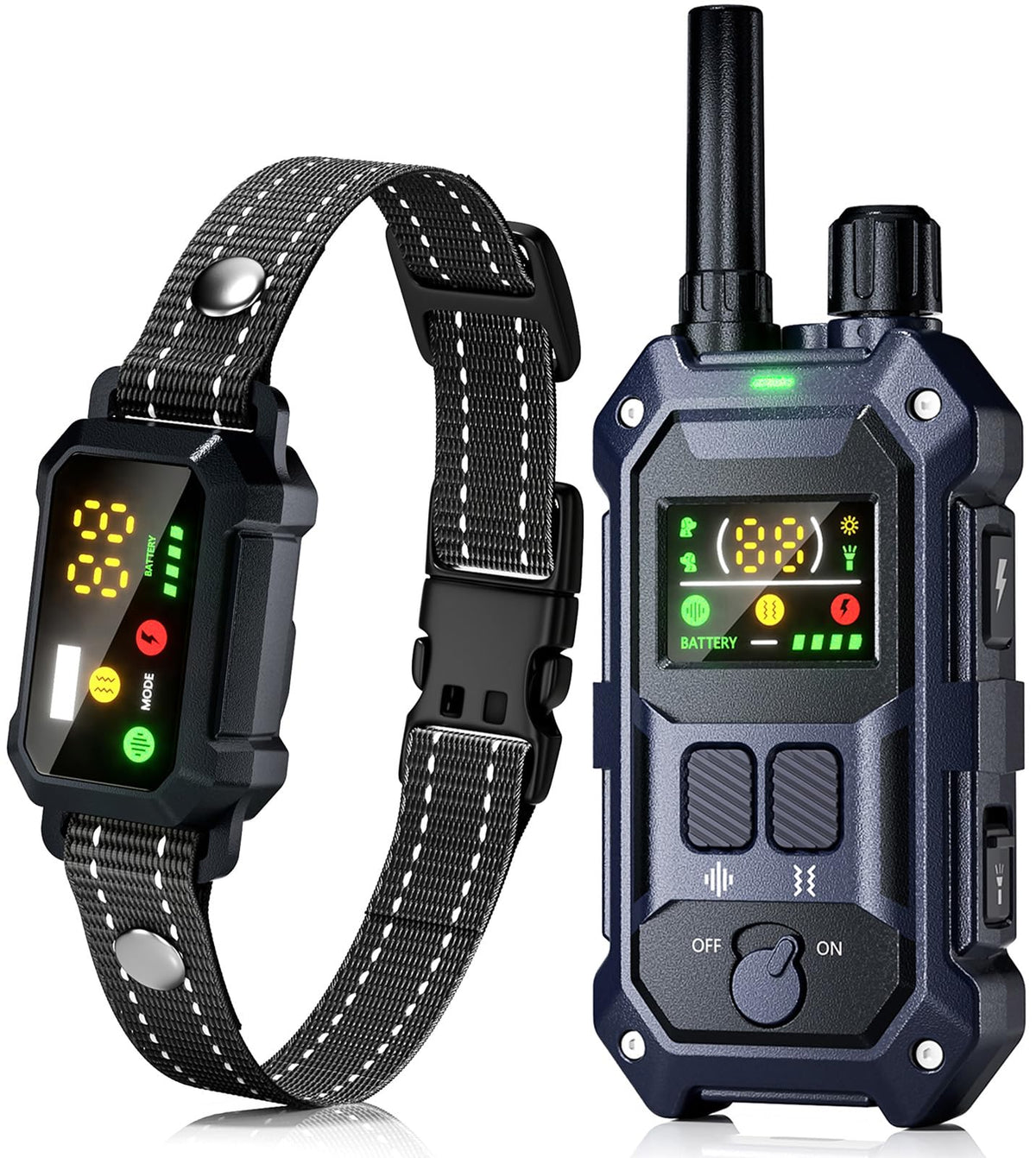 BLACKDOG military-durability-collar shows rugged build for outdoor adventures.