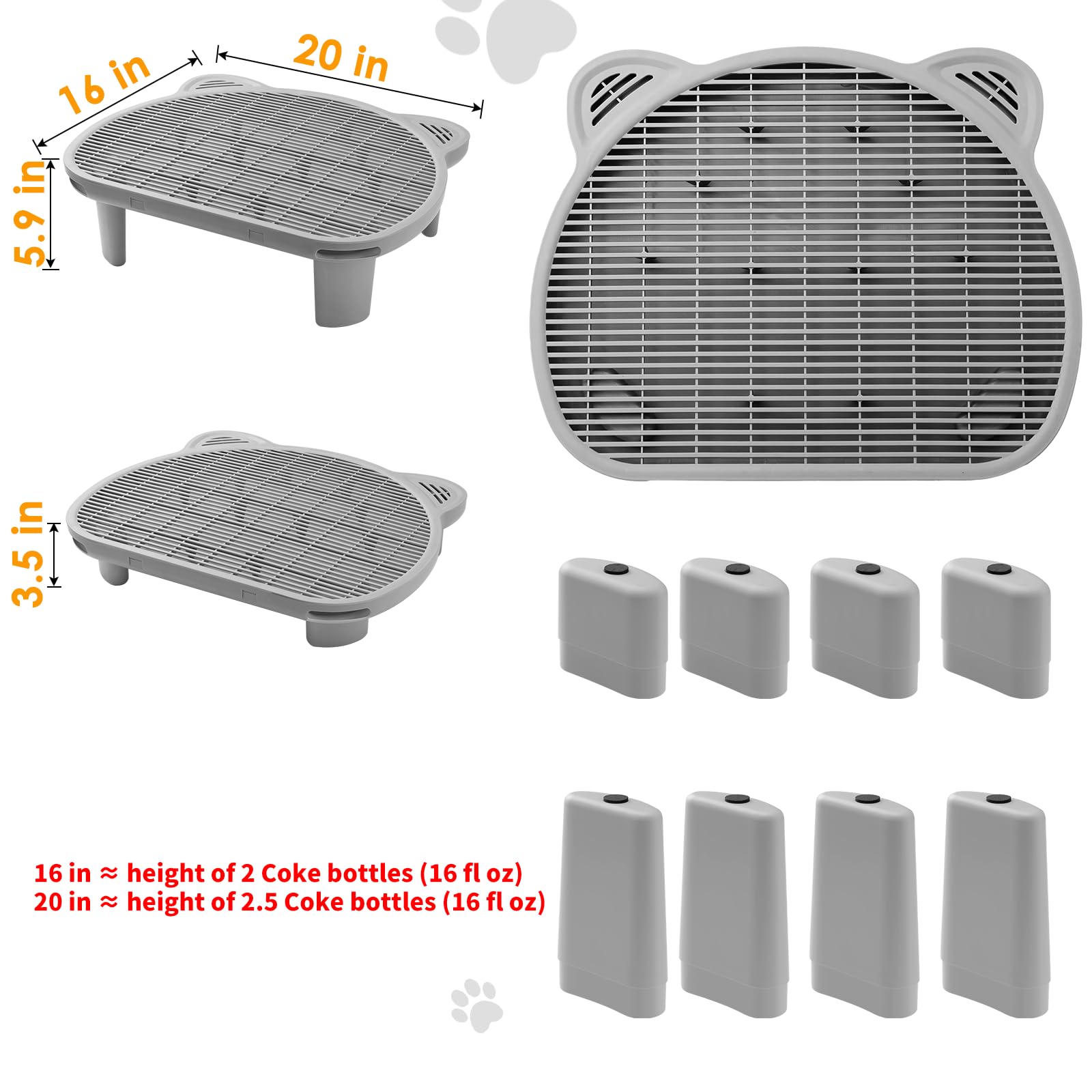 Blata dump-outlet close-up demonstrates easy litter removal without disassembly.
