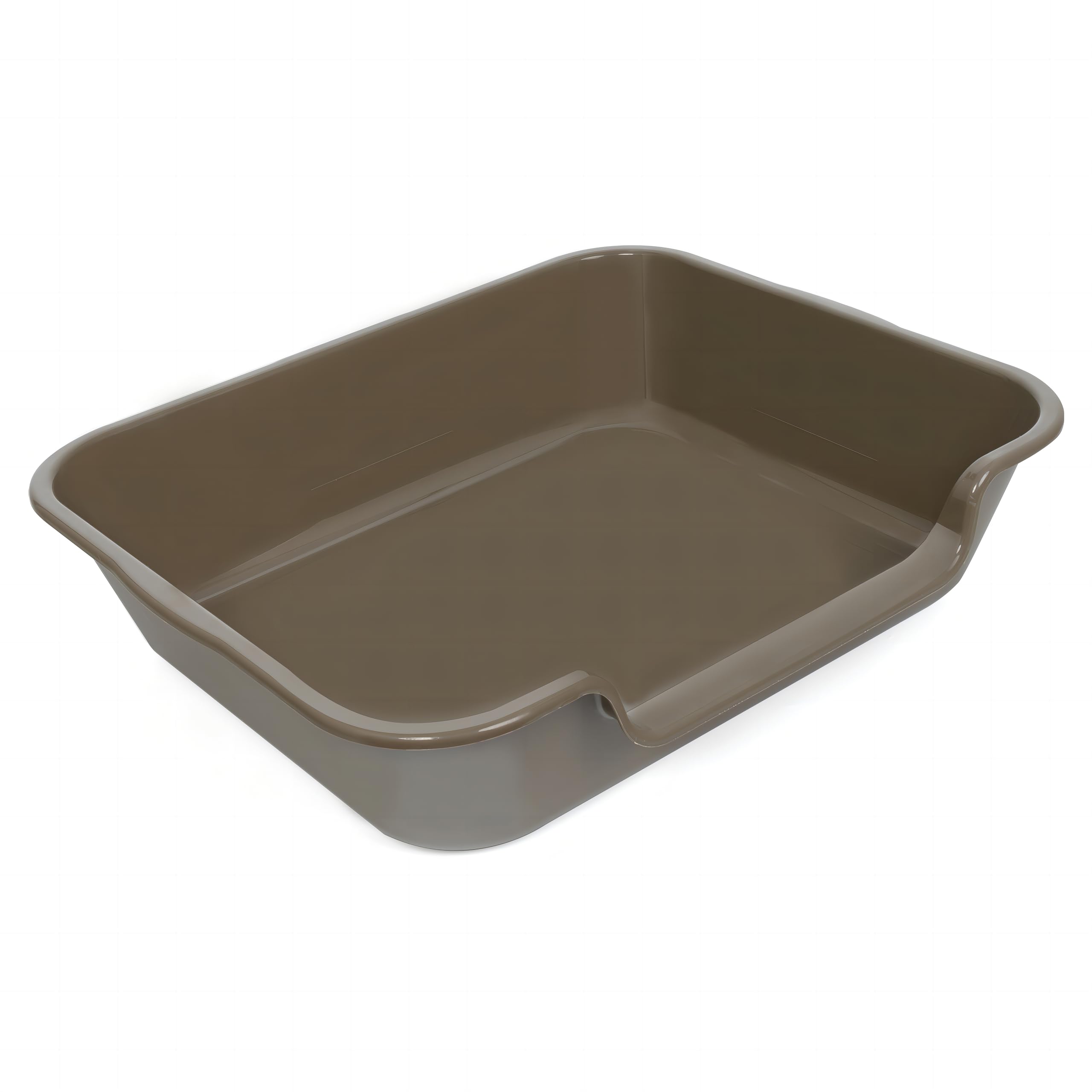 Blaucasa spacious interior litter box offers room for comfortable potty breaks.