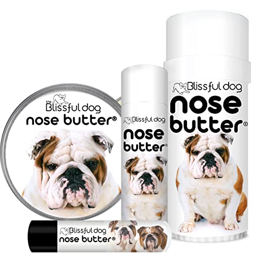 The Blissful Dog nose butter lick-safe use demonstrates safe, all-breed care.