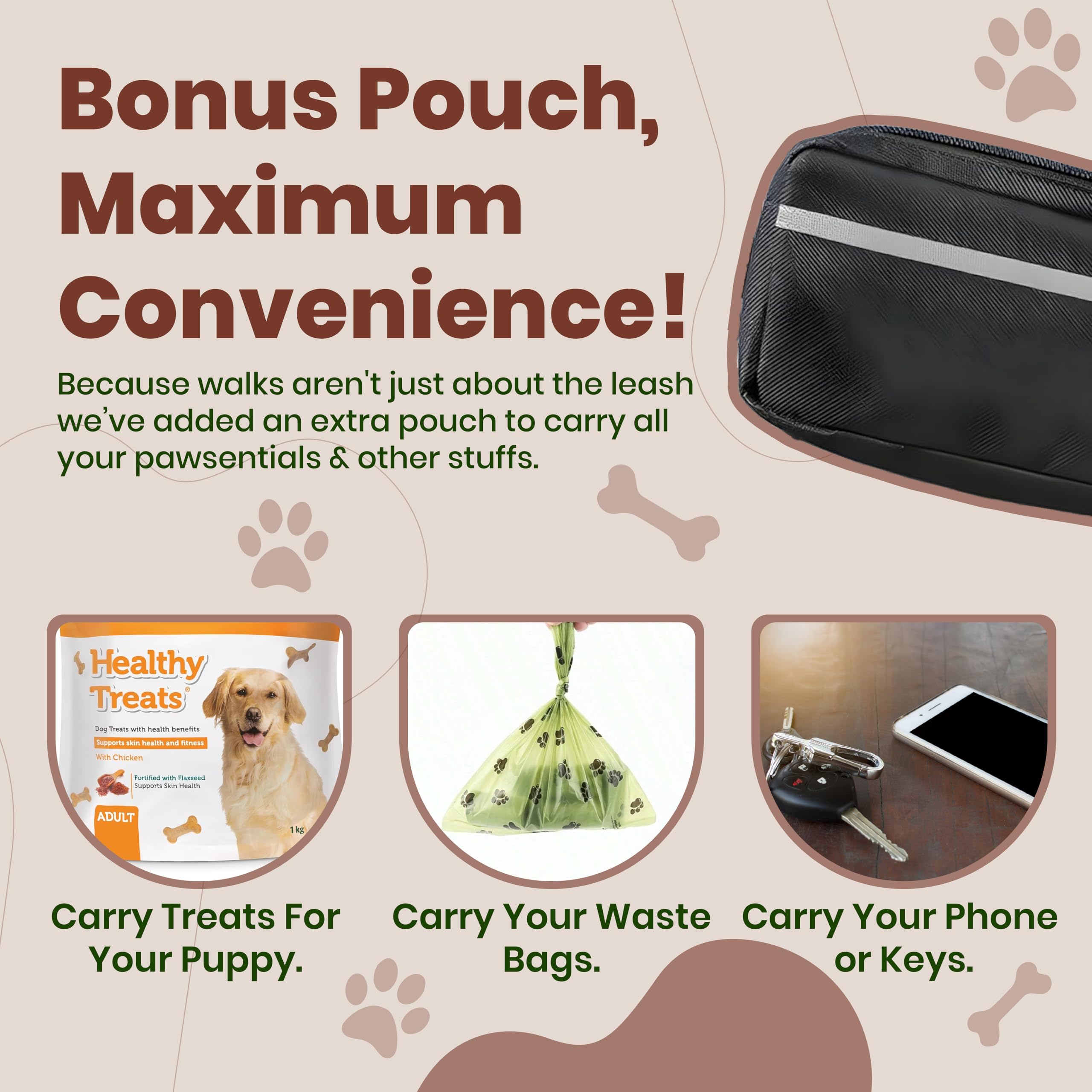 BLIVORRA two dogs walking demonstrates tangle-free leash management