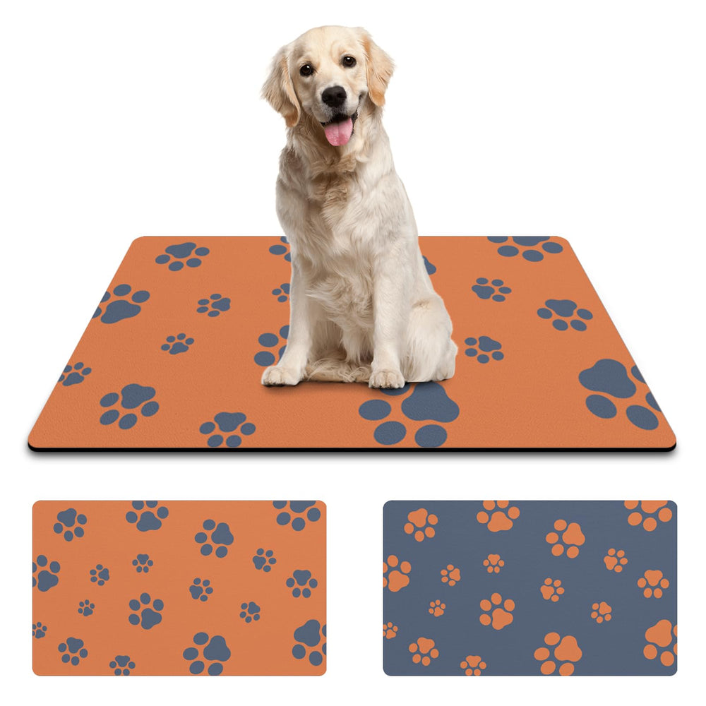 Blkjsgly dog food mat multi-use drying pad handles tasks.