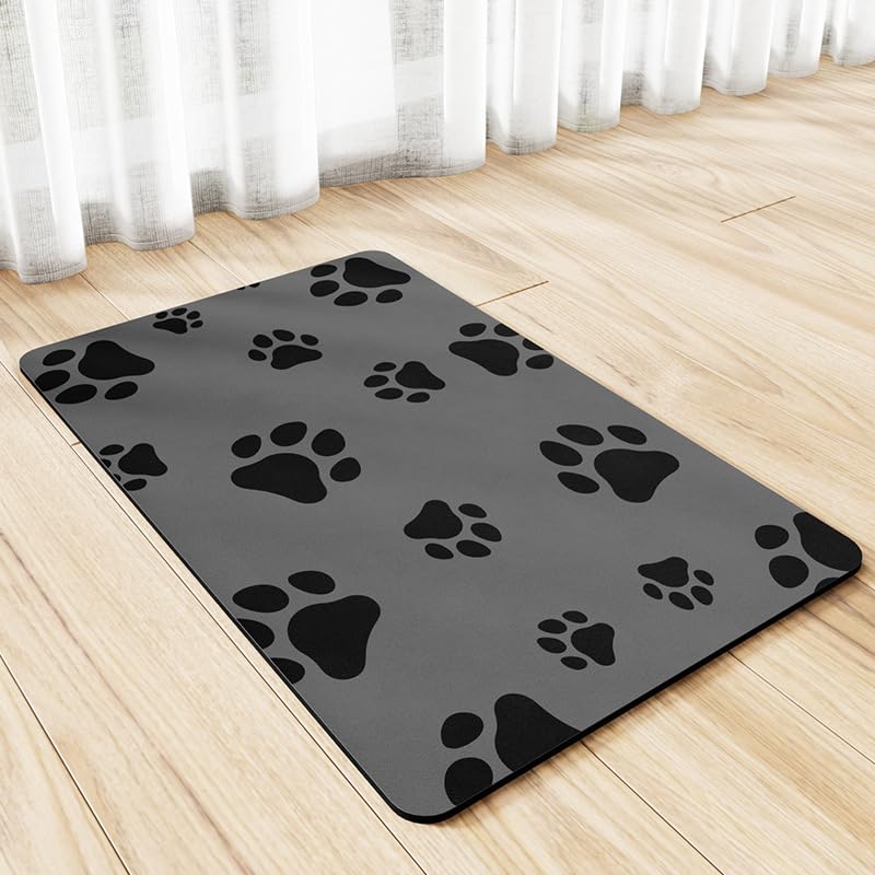 Blkjsgly dog-food-mat-multi-use doubles as drying mat for dishes.