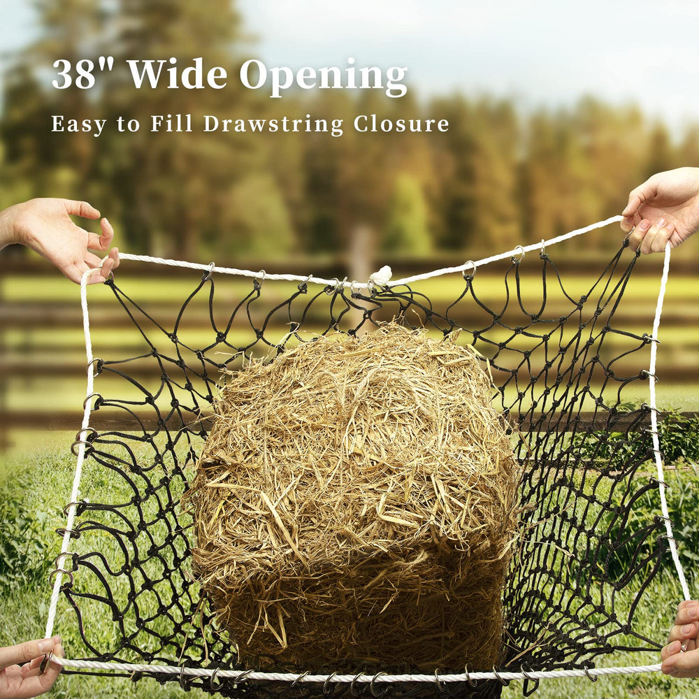 Bloomoak hay net promotes slower chewing for a calmer feeding rhythm.