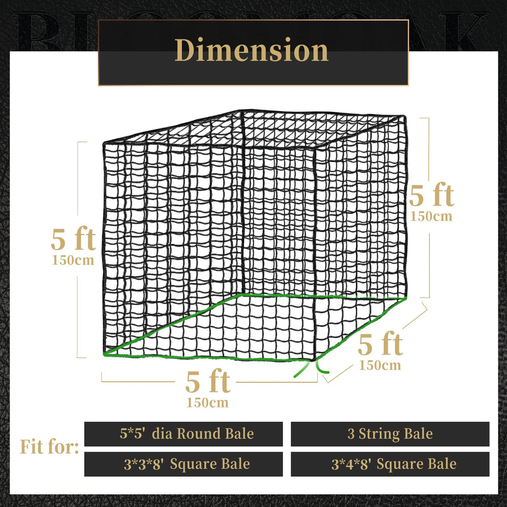 Bloomoak hay net knotless design close-up highlights gentle teeth-friendly feeding.