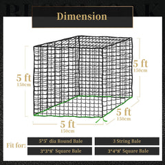 Bloomoak hay net knotless design close-up highlights gentle teeth-friendly feeding.