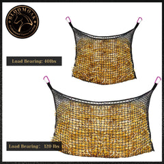 Bloomoak medium hay net 35x31 inches capacity up to 40 lbs