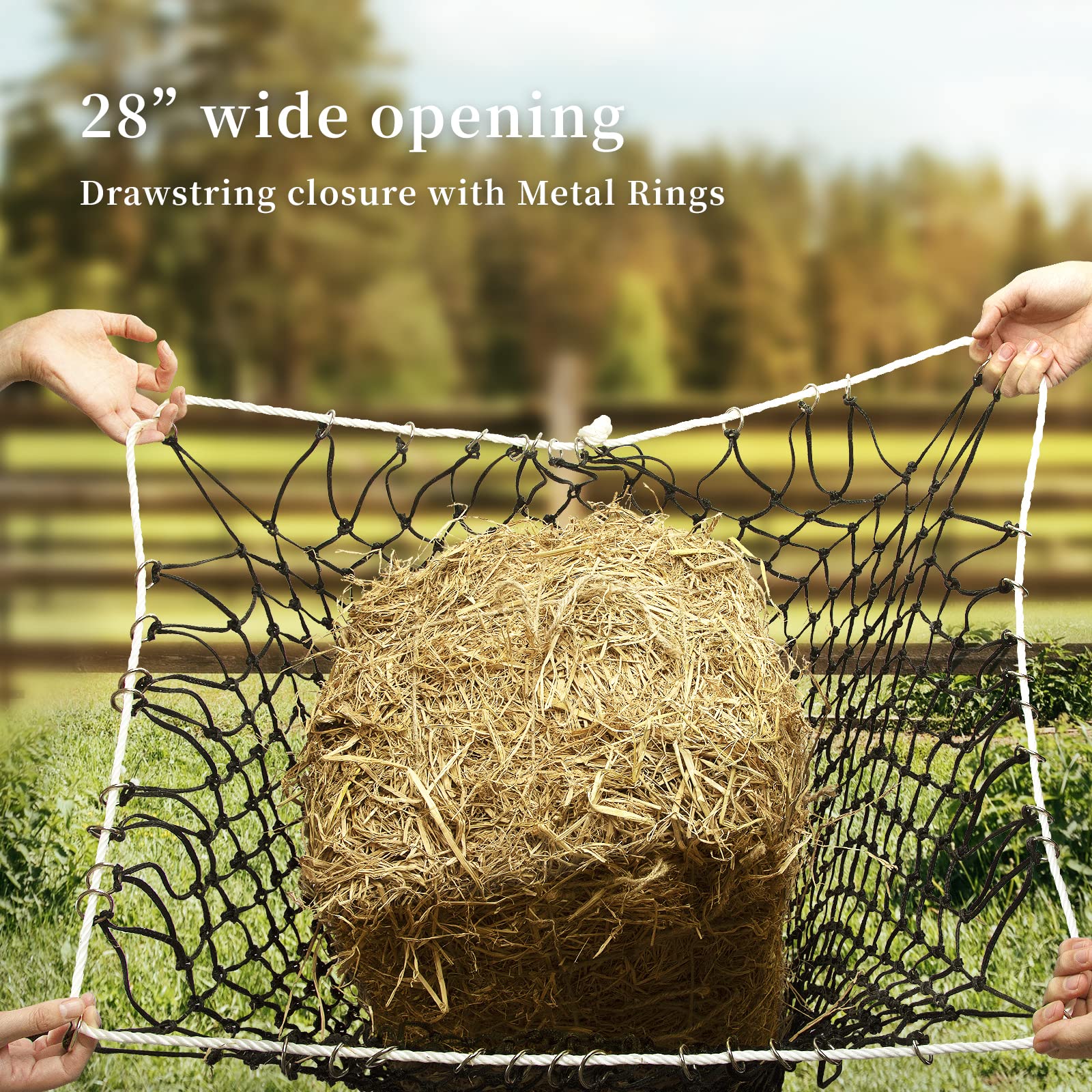 Bloomoak slow hay net durable eight-strand weave highlights long-lasting performance