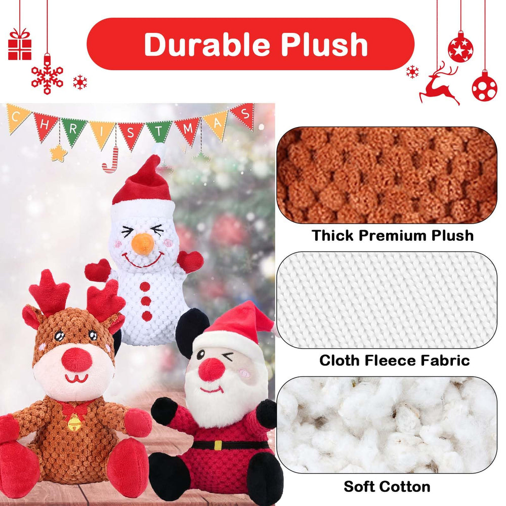 BLSCC Soft cotton dog toy plush for gentle chewing.