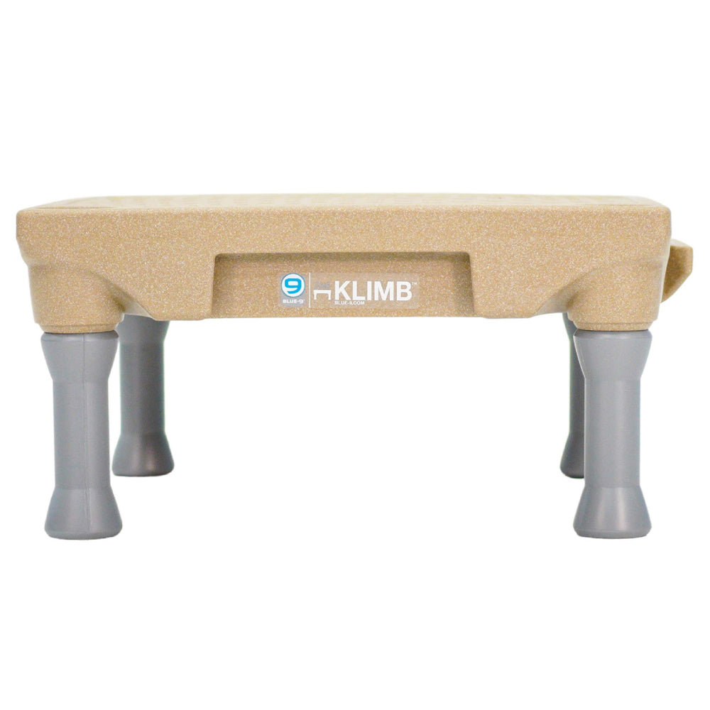 Blue-9 KLIMB base 24-inch square provides stable footing for training sessions.