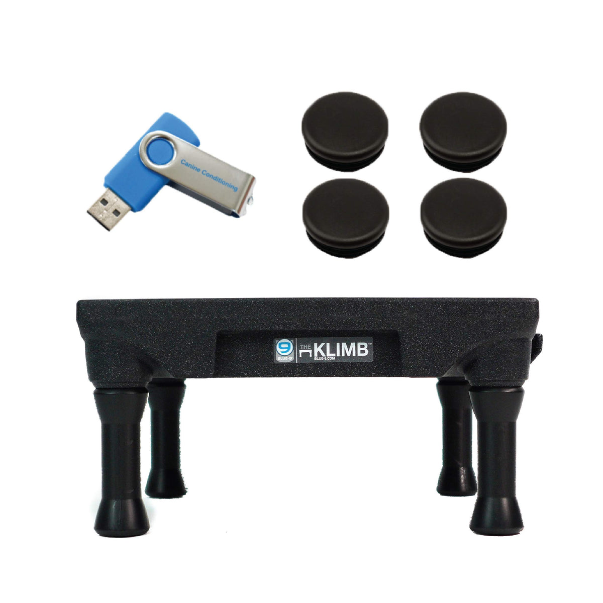 Blue-9 KLIMB base 24-inch square for stable, focused training sessions.