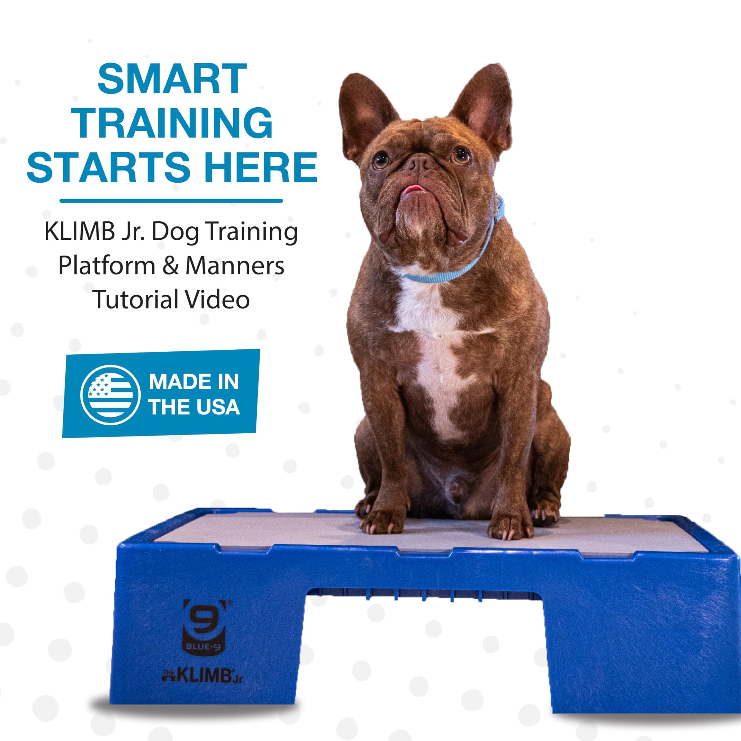 Blue-9 KLIMB Jr. 24x15 inch base supports stable training sessions