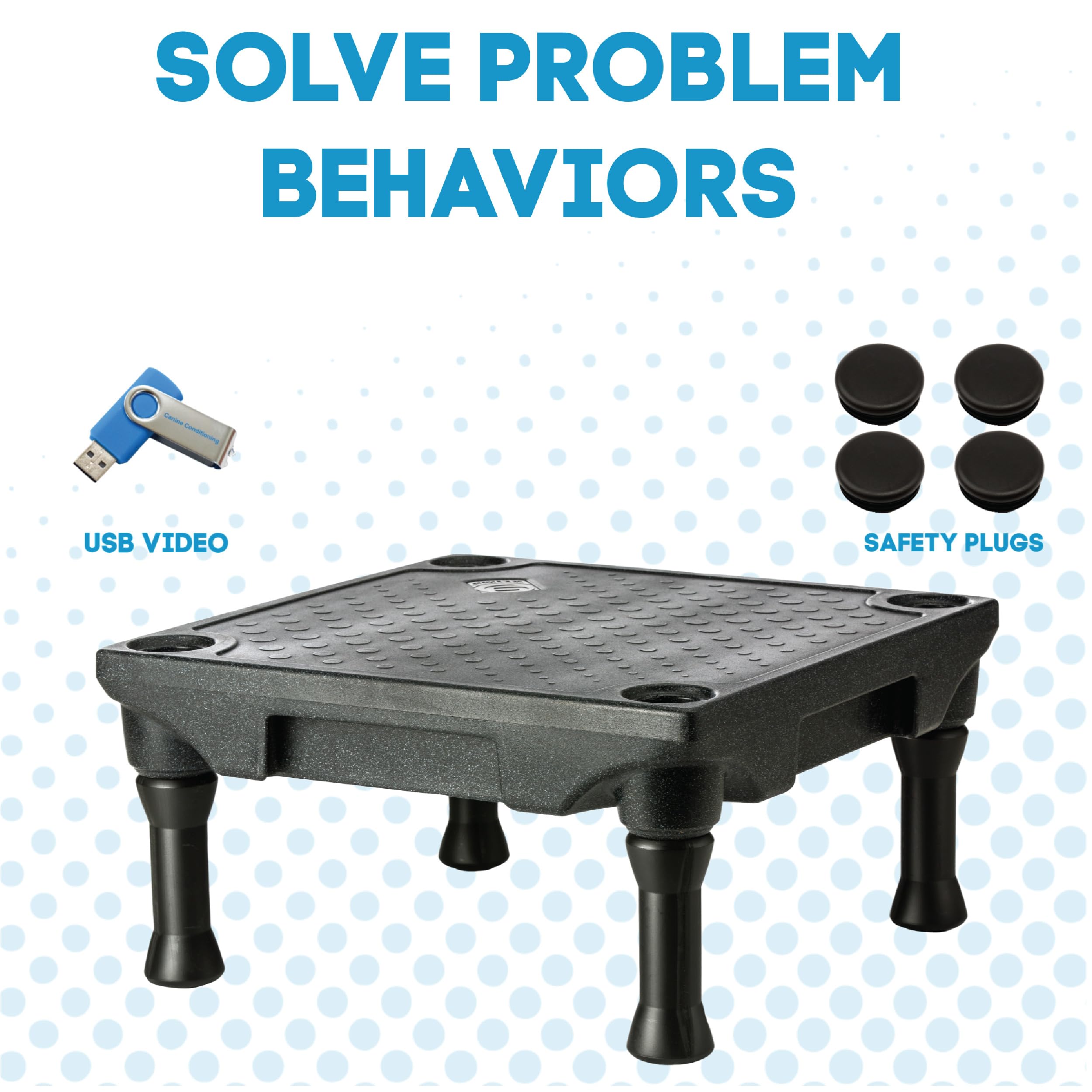 Blue-9 KLIMB removable legs enable quick setup and compact storage.