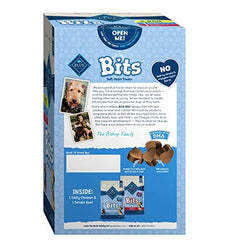 Blue Buffalo Blue Bits soft-moist training texture close-up highlighting bite-size softness.