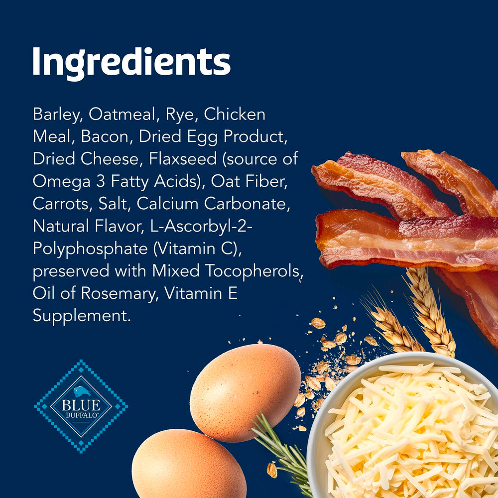 Blue Buffalo Health Bars no-corn-wheat-soy formula shown in packaging or ingredient list.