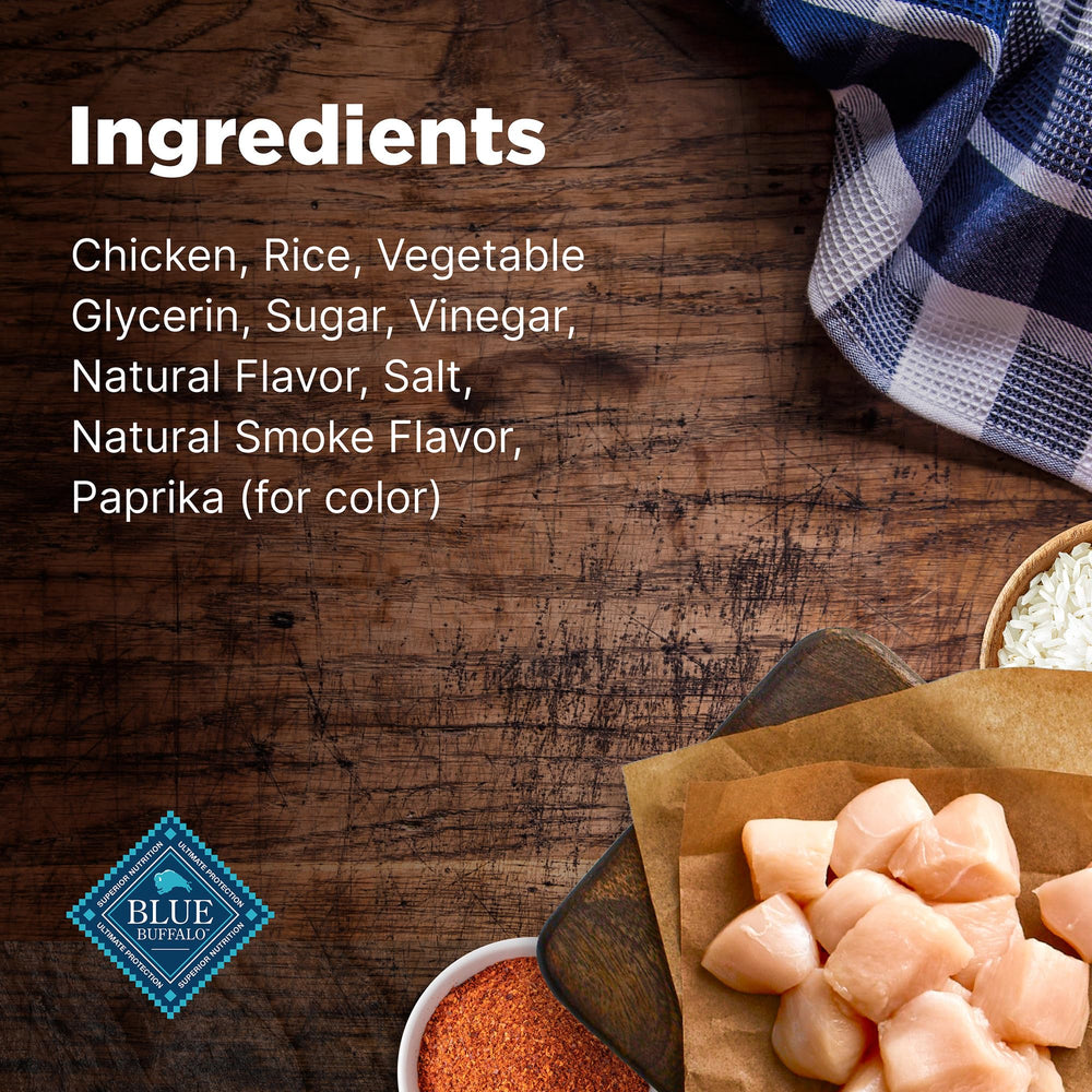 Blue Buffalo Nudges Jerky Cuts no by-product meals emphasizes wholesome nutrition.