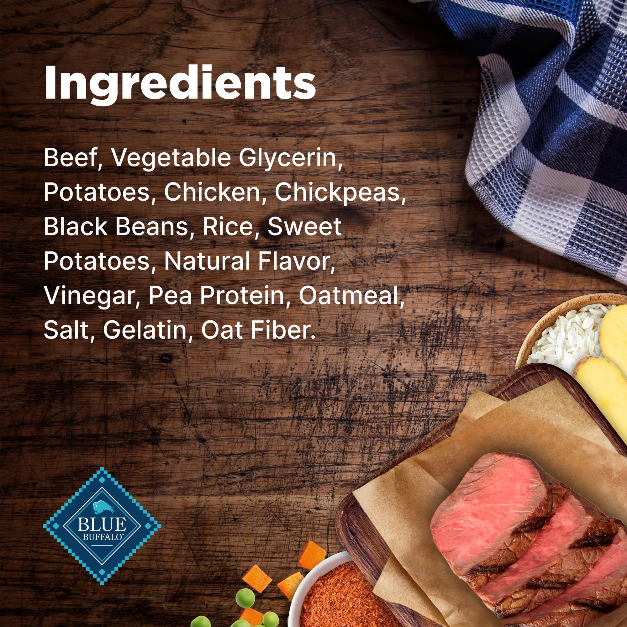 Blue Buffalo Nudges no poultry by-product meals feature on label.