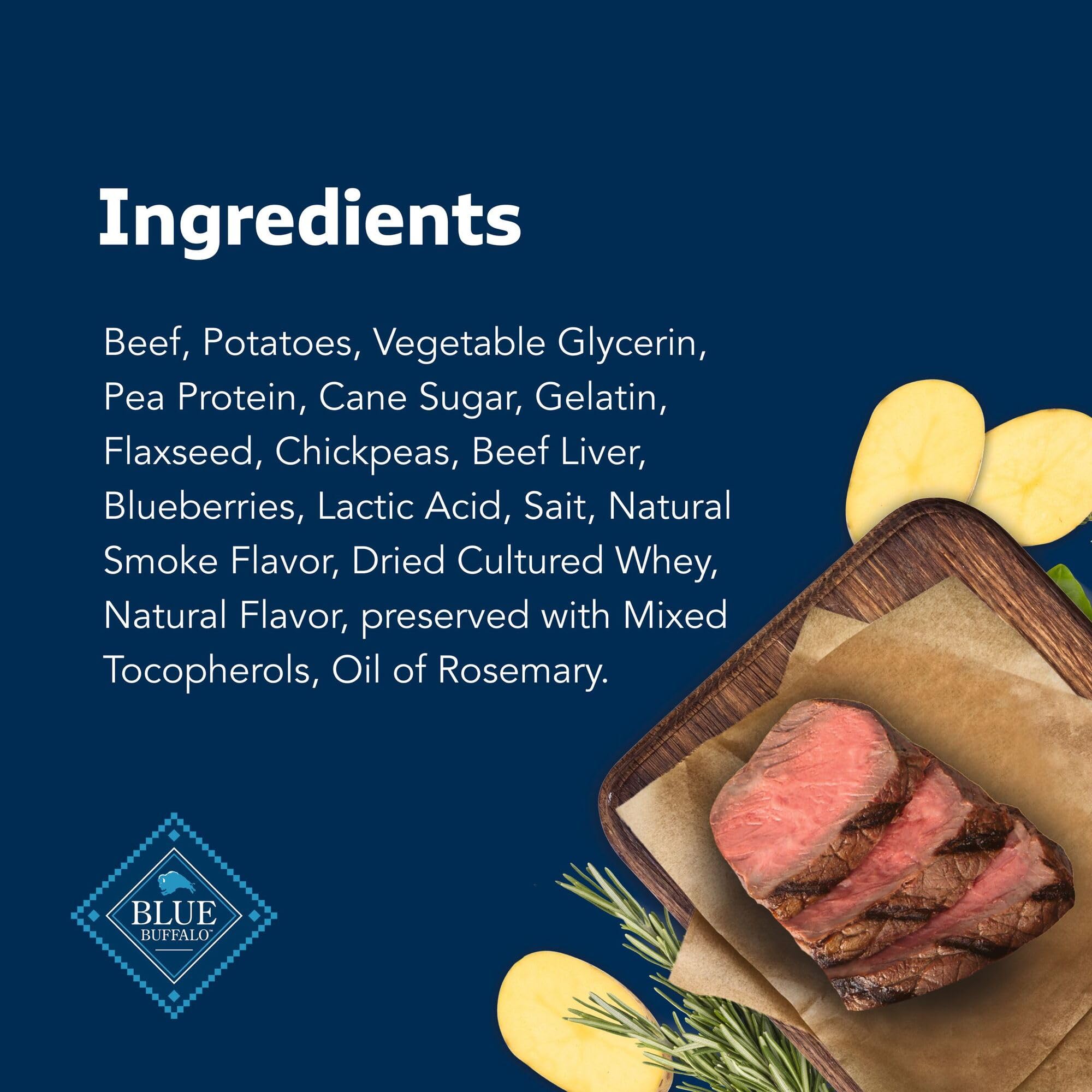 Blue Buffalo Stix-no-corn-wheat-soy packaging photo underscores allergy-conscious choice