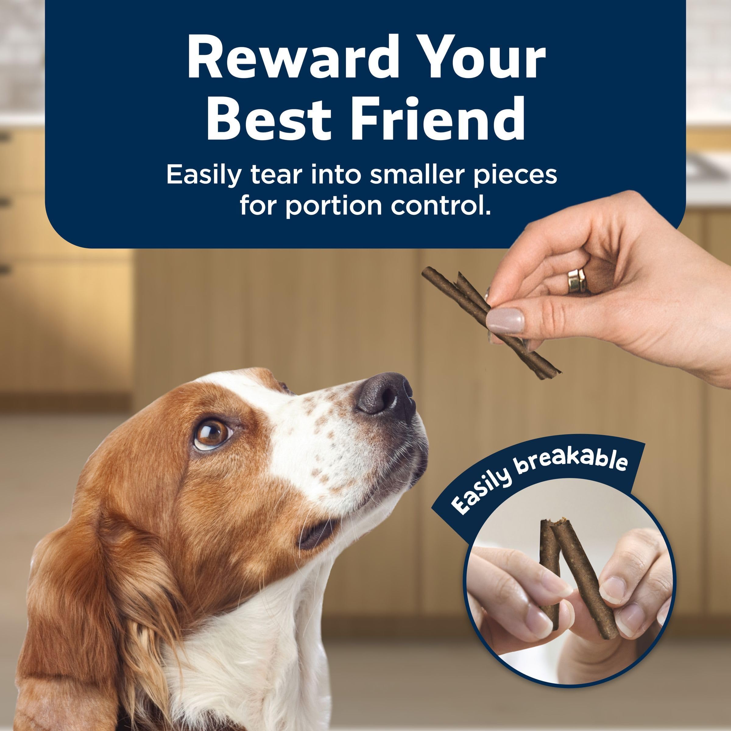 Blue Buffalo Stix-no-poultry-by-product image showcases clean ingredient list