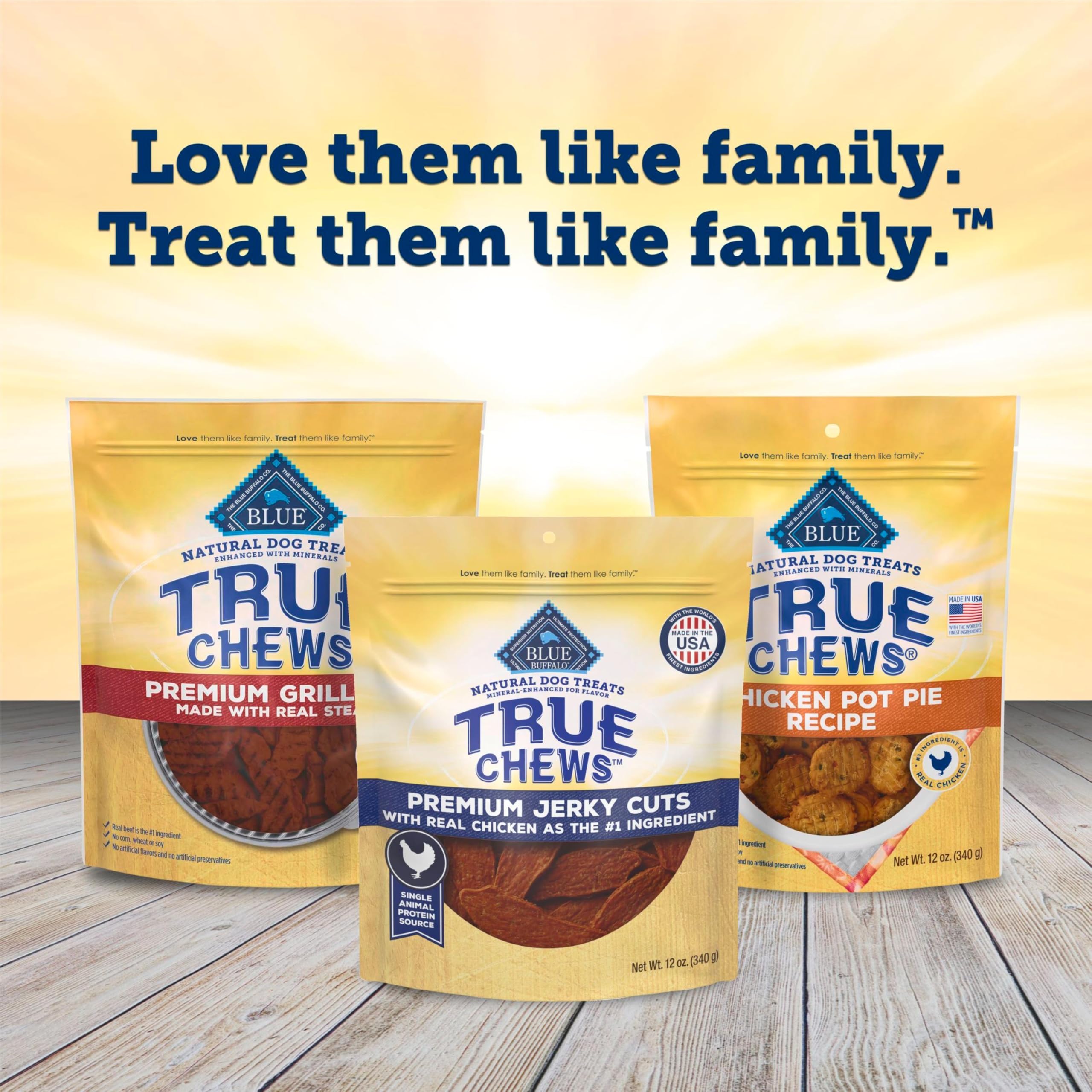 Blue Buffalo True Chews: ideal para entrenar y recompensar con sabor real.
