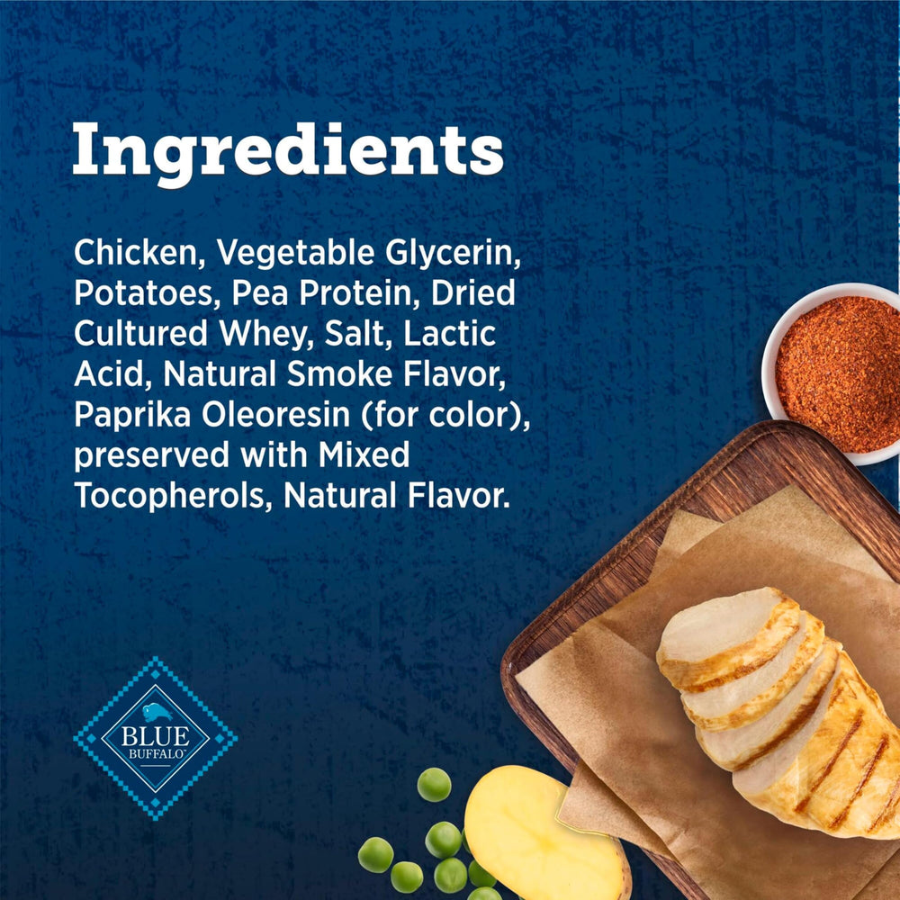 Blue Buffalo True Chews: trozos tiernos aptos para perros de todas las edades.