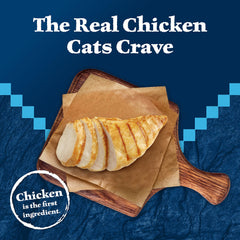 Blue Buffalo Wilderness kitten-chicken-liver detail highlights high-quality ingredients.