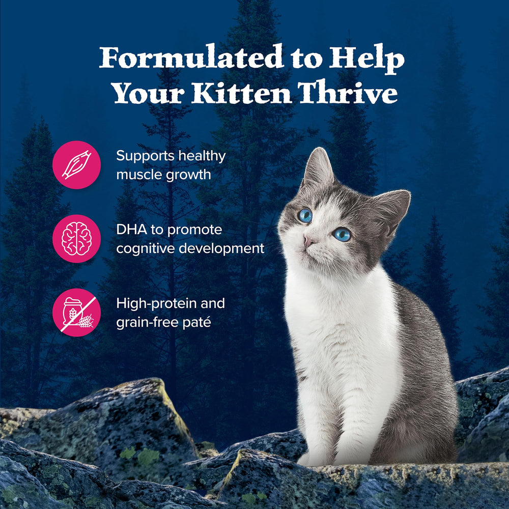 Blue Buffalo Wilderness grain-free no-chicken-byproduct image signals wholesome, poultry-free nutrition.