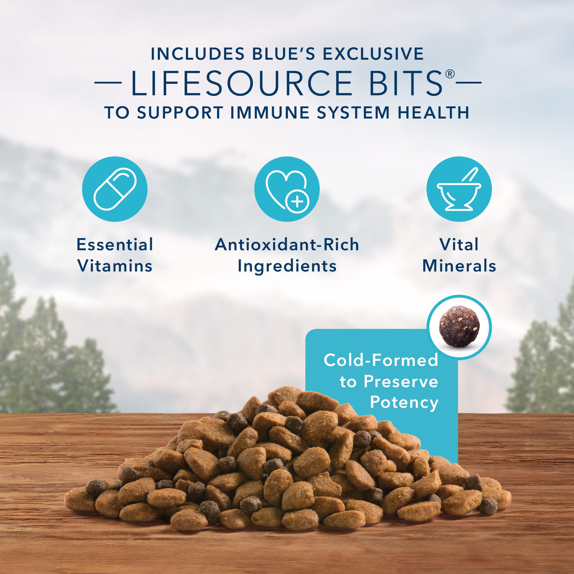 Blue Buffalo Wilderness LifeSource Bits pack features antioxidant-rich vitamins and minerals