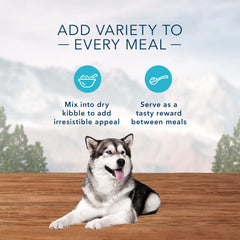 Blue Buffalo Wilderness Trail Toppers chicken pouch provides grain-free meal enhancement