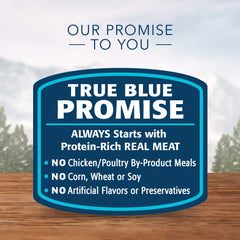 Blue Buffalo Wilderness turkey 3oz can featuring real meat for muscle maintenance