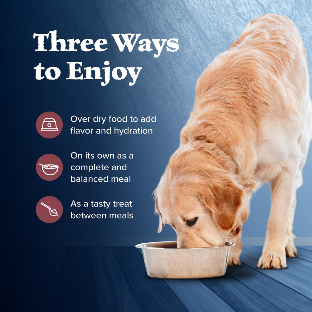 Blue Buffalo Wilderness mixed with dry kibble creates a balanced, textured meal.