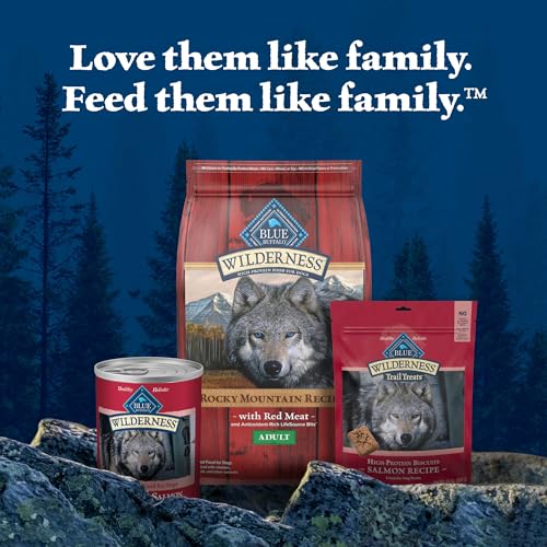 Blue Buffalo Wilderness enhanced packaging imagery highlights ingredients and benefits.