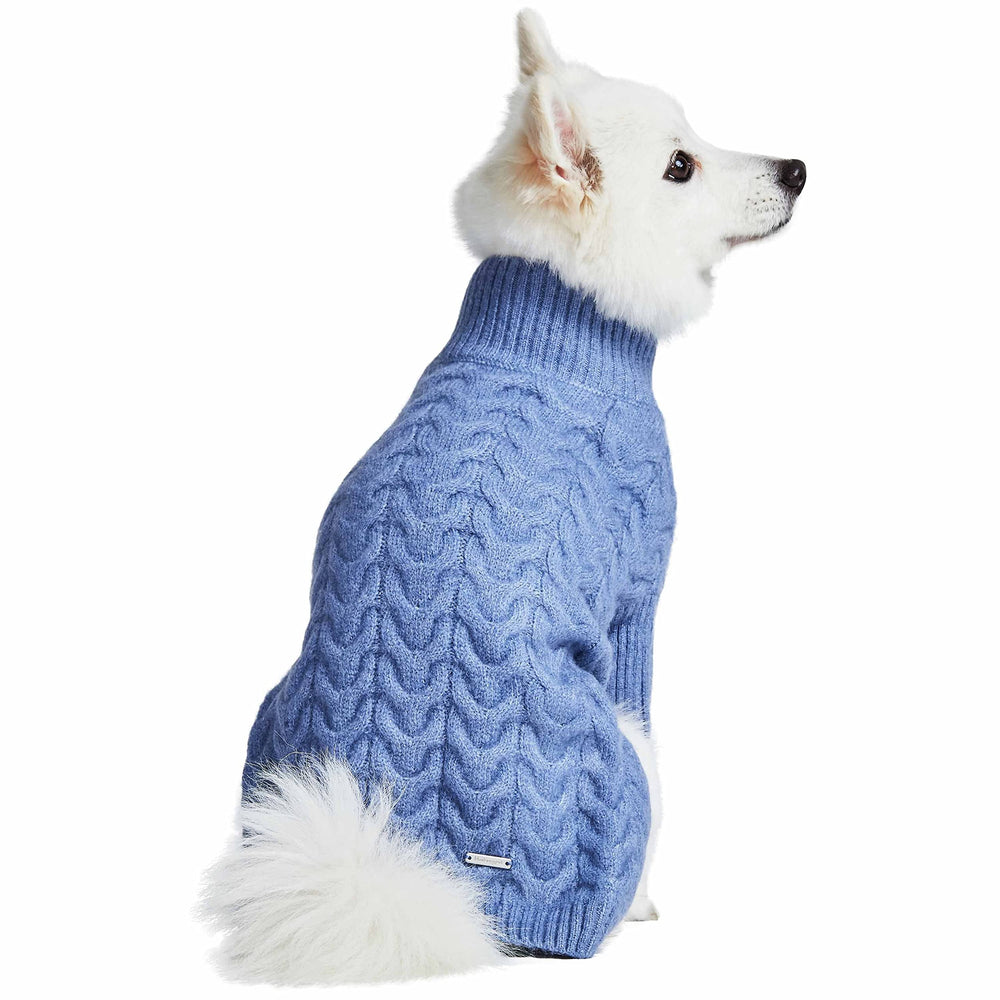 Blueberry Pet dog sweater outdoor use during chilly strolls.