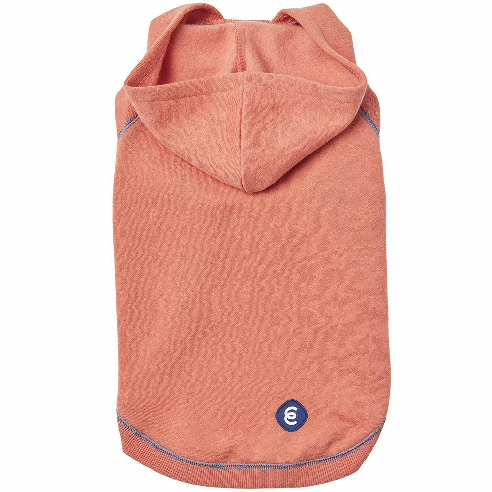 Blueberry Pet Essentials dog hoodie coral weather-ready layer for rainy-day adventures