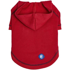 Blueberry Pet Essentials hood detail emphasizes snug head protection during rain.
