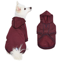 Blueberry Pet sudadera con capucha frontal, ideal para paseos en clima fresco