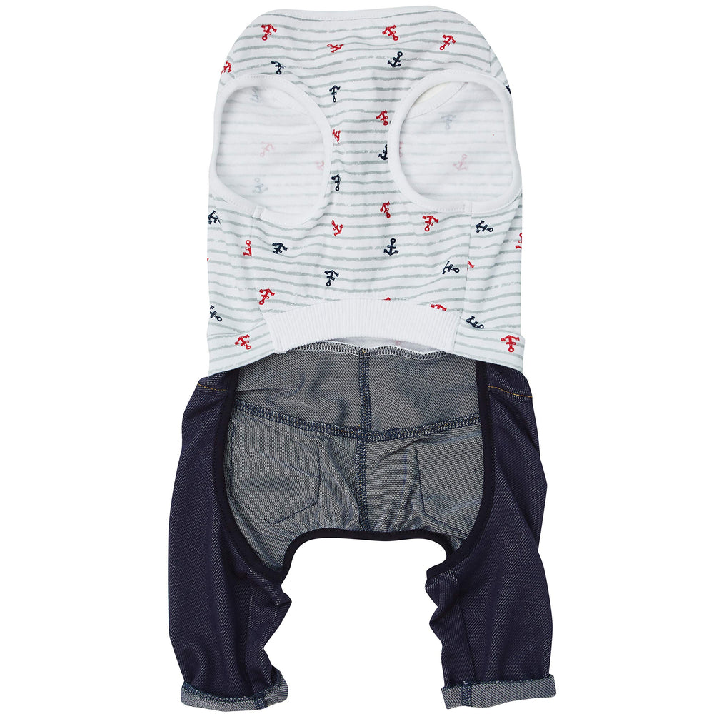 Blueberry Pet Summer Vacation Onesie ideal for photos and day trips on the go.