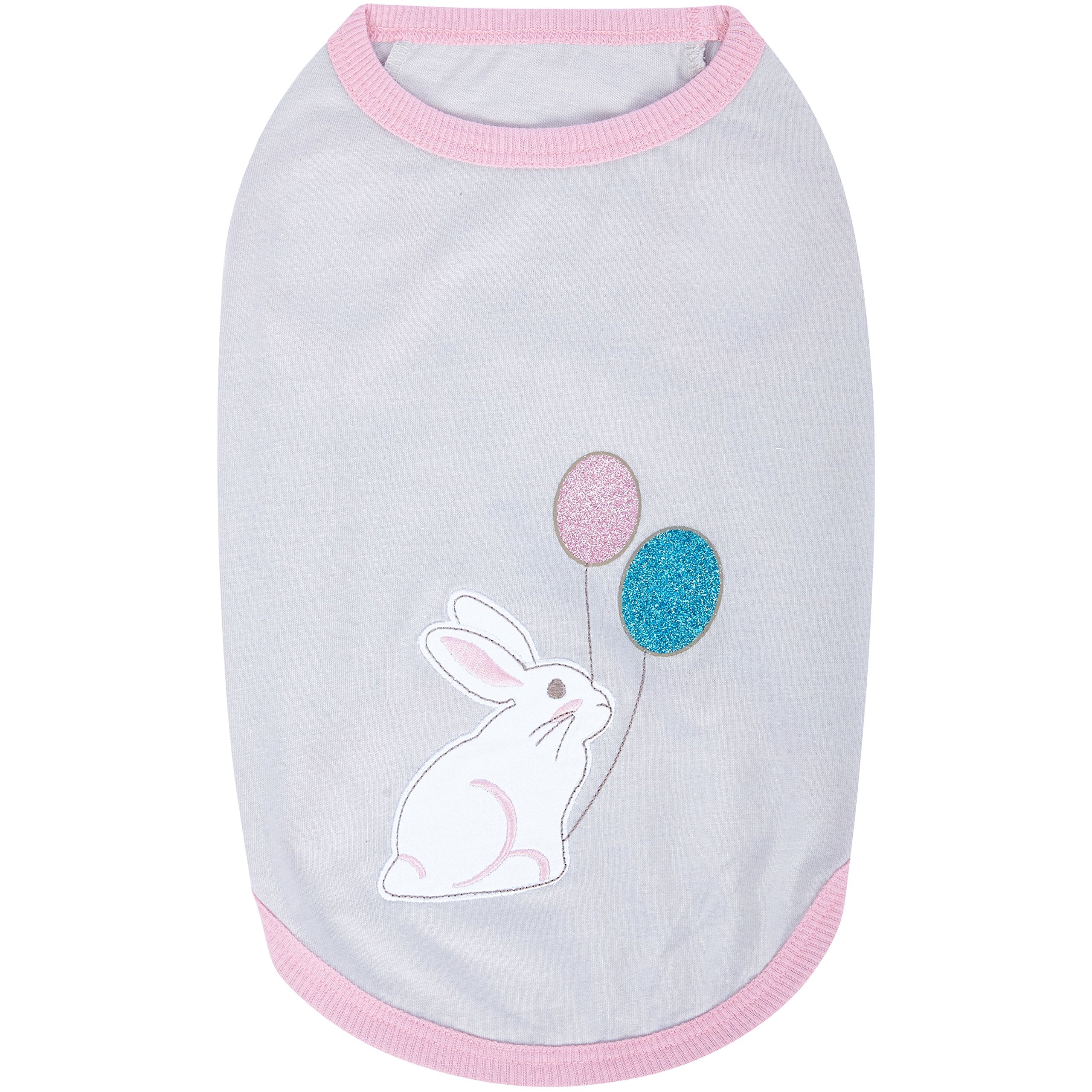 Blueberry Pet Wonderland cotton-polyester blend fabric provides soft touch and durability.