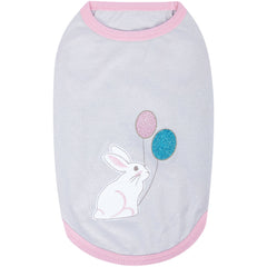 Blueberry Pet Wonderland cotton-polyester blend fabric provides soft touch and durability.