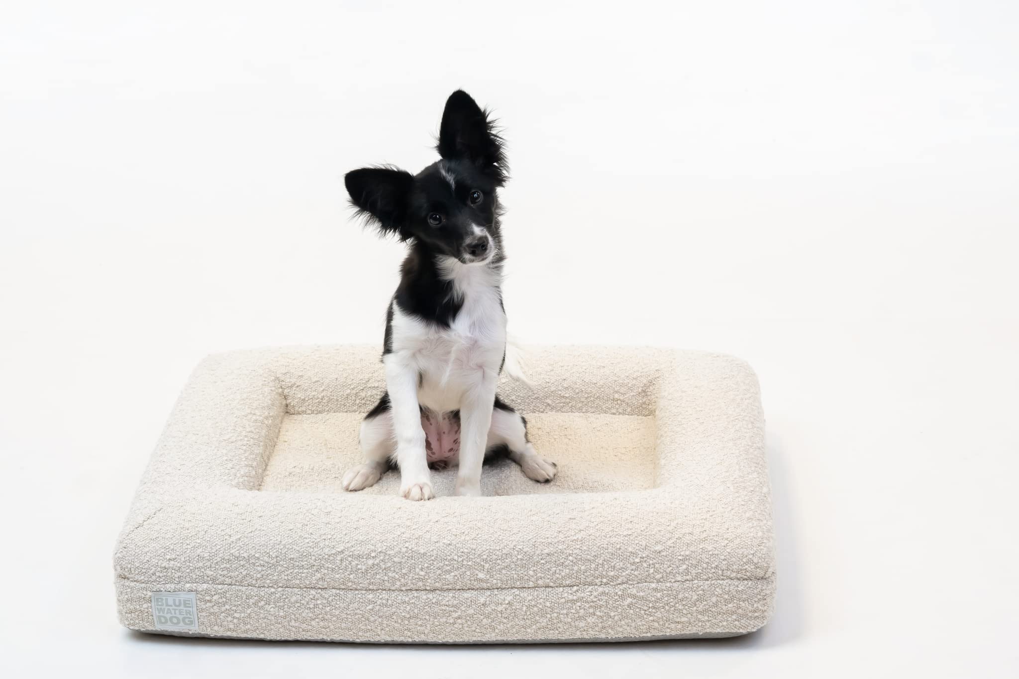 Bluewater Dog non-slip bottom keeps bed in place.