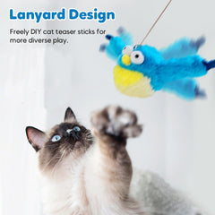 Blueypet bird cat toy hanging air play promotes indoor exercise and chase fun