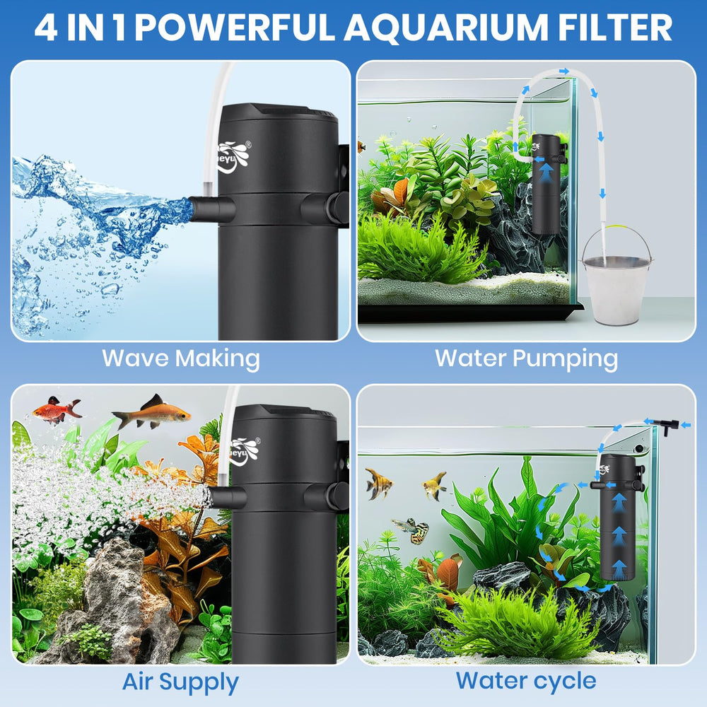 BlueYu filtración multicapa para acuario eficiente