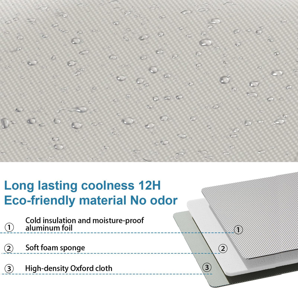 BluGun ice packs activation steps for quick cooling setup.