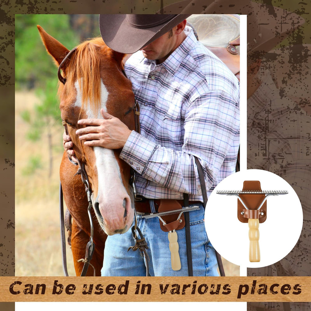 Blulu animal grooming kit image shows versatile use on livestock.