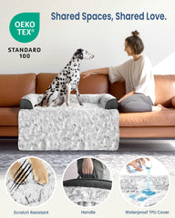 blunique non-slip base keeps the bed in place on sofas and floors