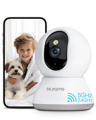 Blurams Pet Camera 2K PTZ provides full room coverage for easy monitoring.