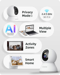 blurams 360 view PTZ helps you track activity smoothly