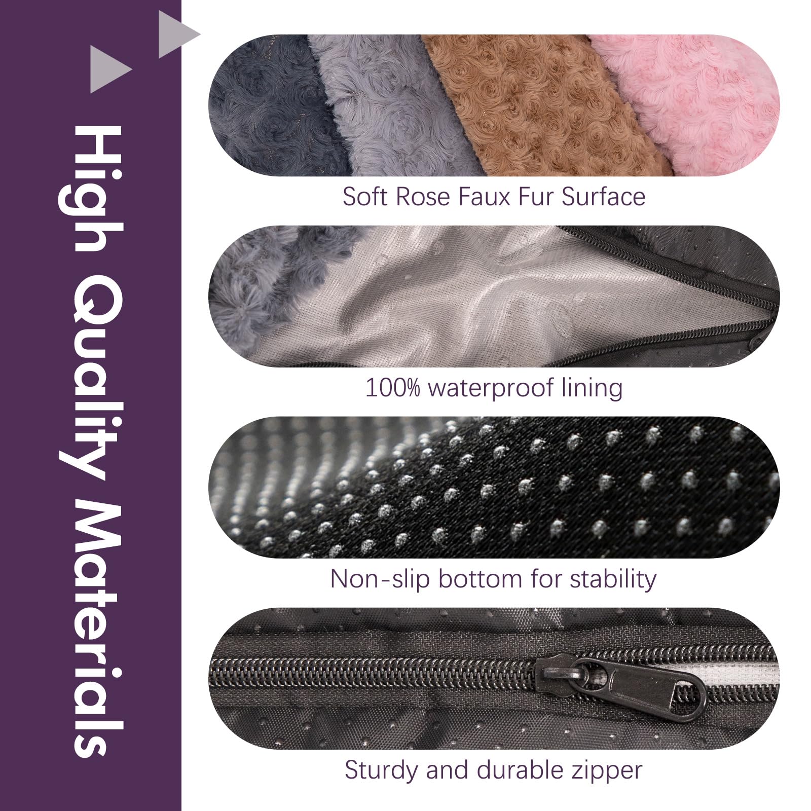 BLVOTKRO dog bed cover interior waterproof layer protects foam