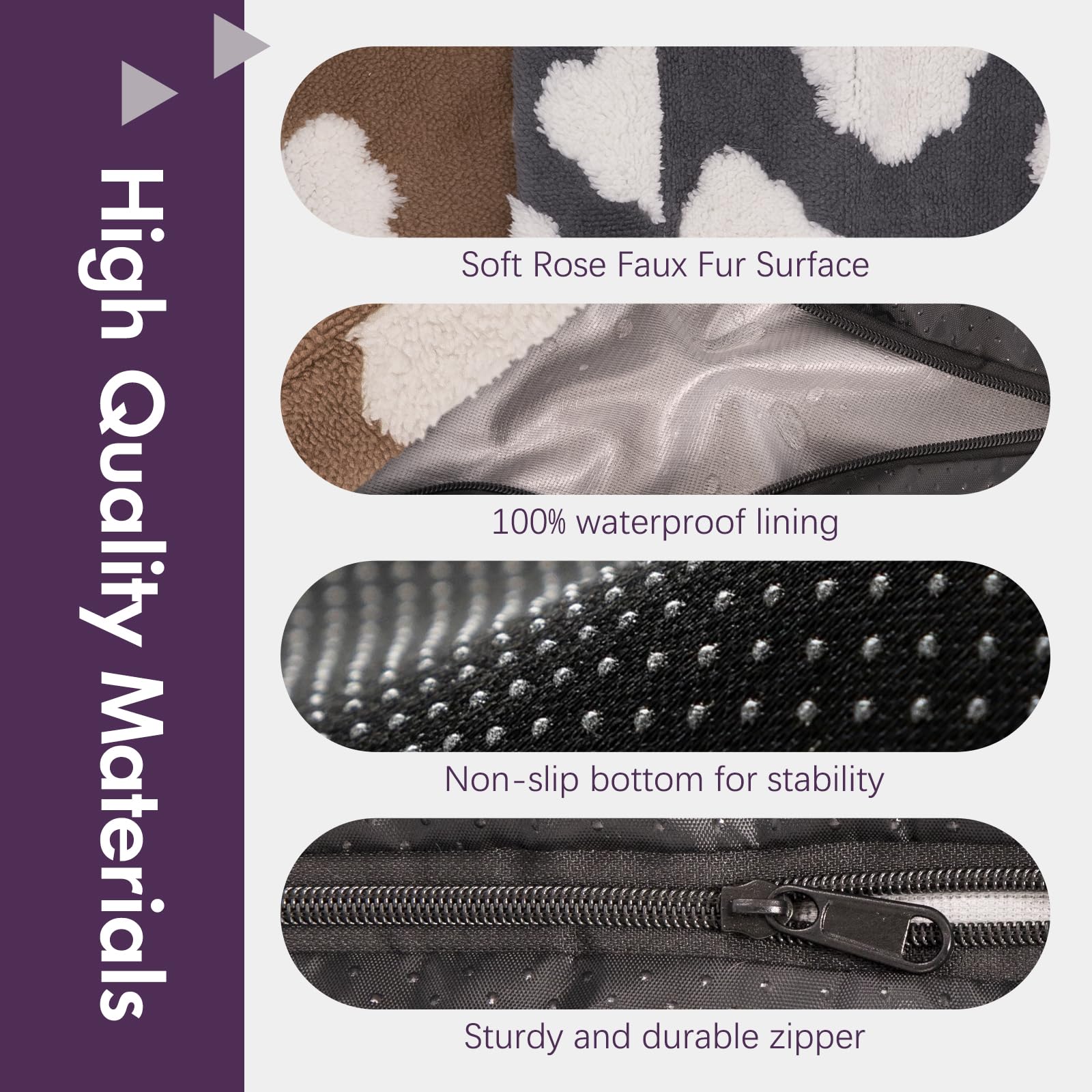 BLVOTKRO gray waterproof interior protects foam from accidents